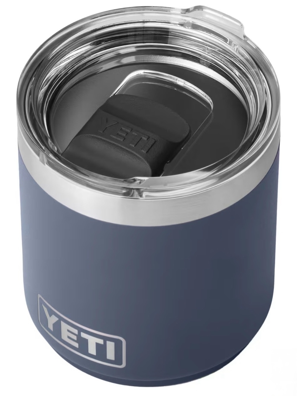 YETI Rambler Lowball 2.0 Stackable Vacuum Insulated Tumbler Navy 10 Oz